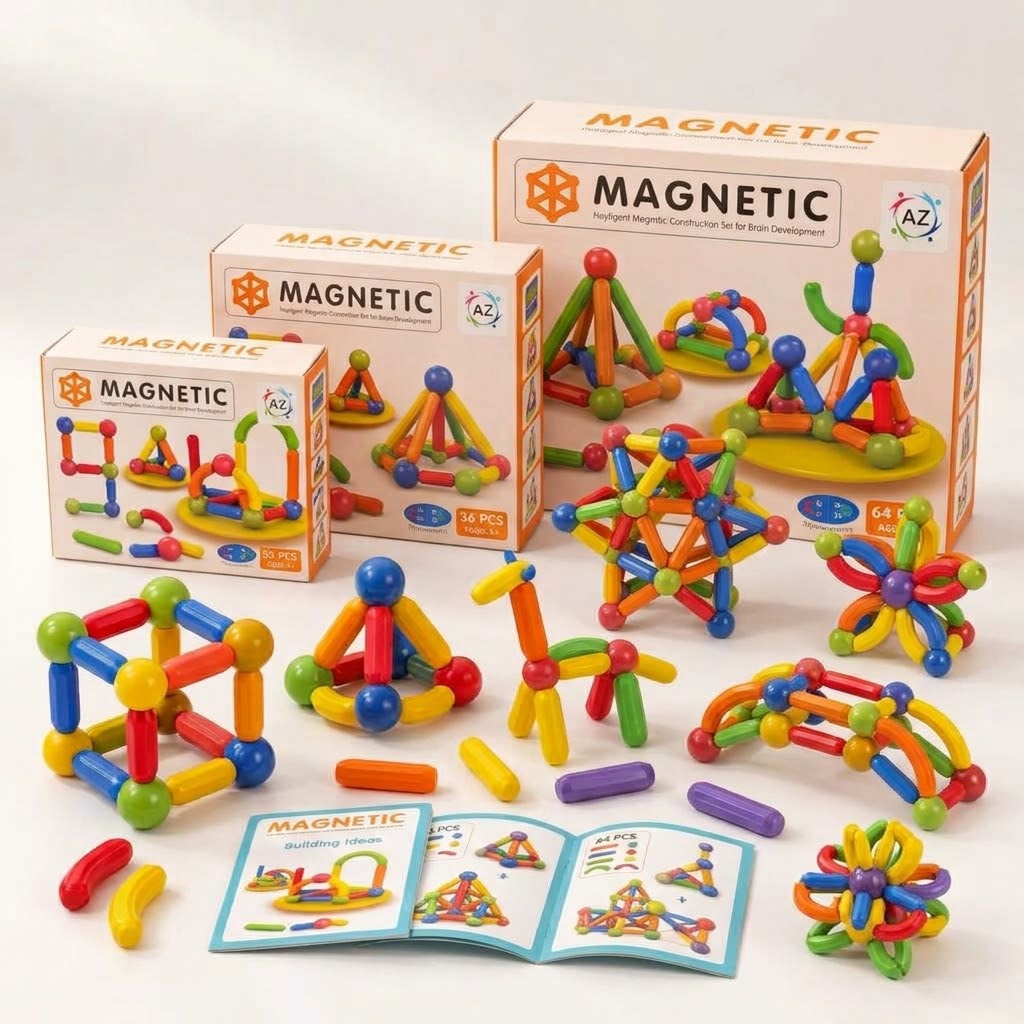 Magnetic Shapes Learning Set