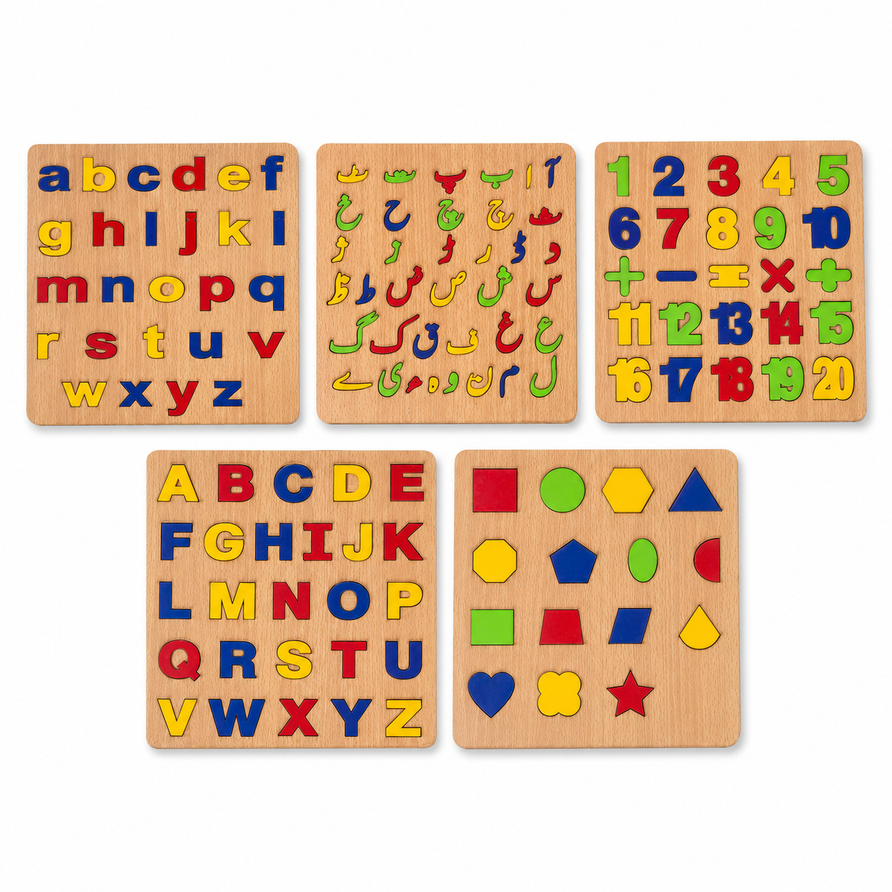 Wooden Learning Puzzle Board – Choose Your Design