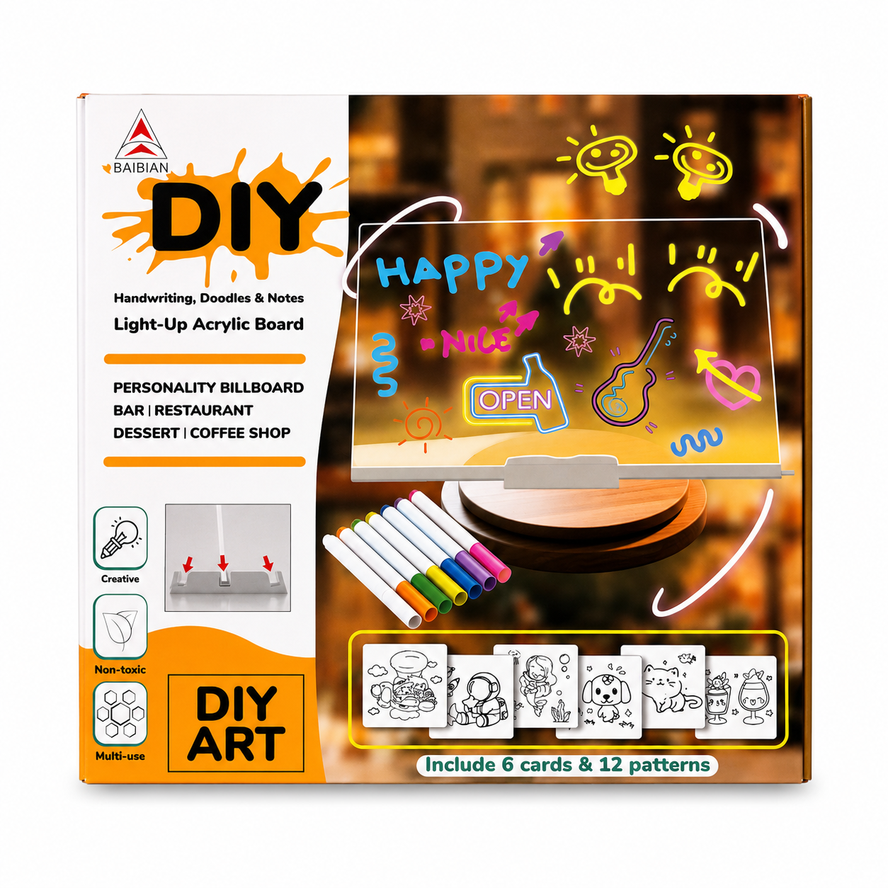 DIY Light-Up Acrylic Drawing Board
