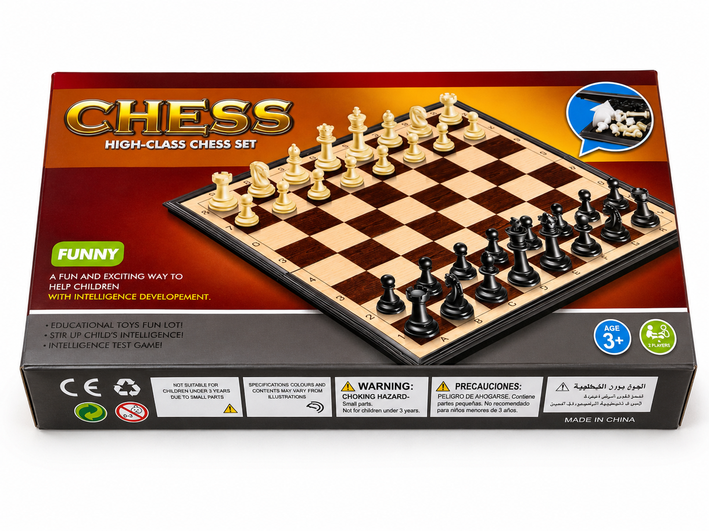 Magnetic Chess Set – Multiple Sizes