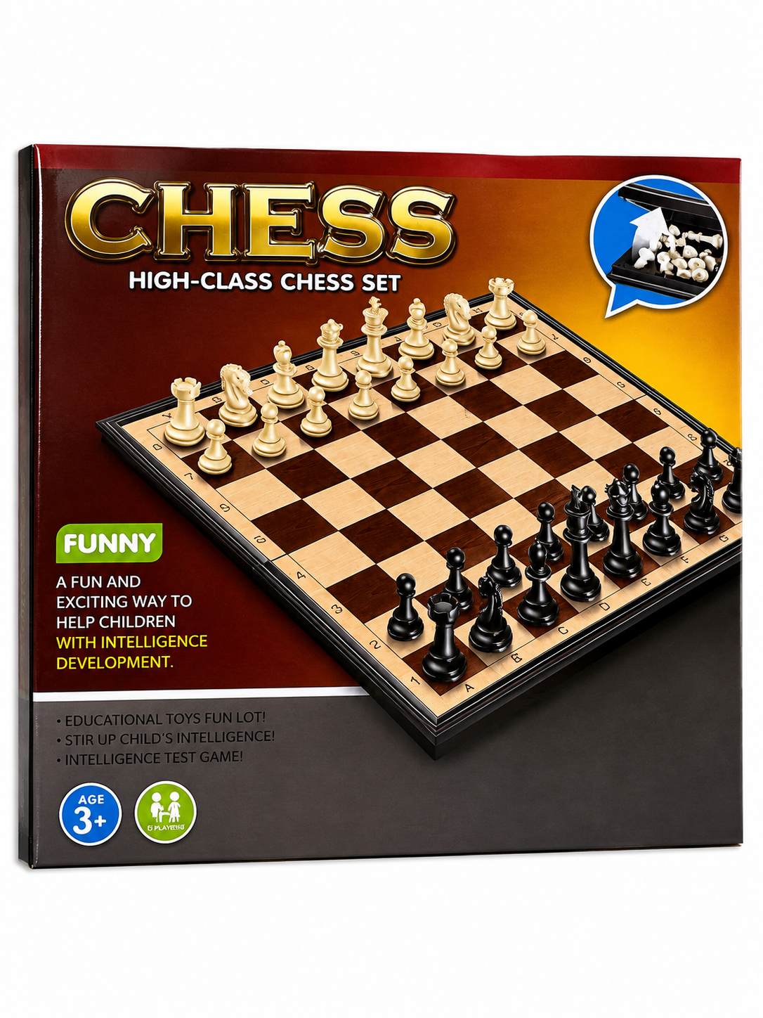 Wooden Chess Set – Multiple Sizes