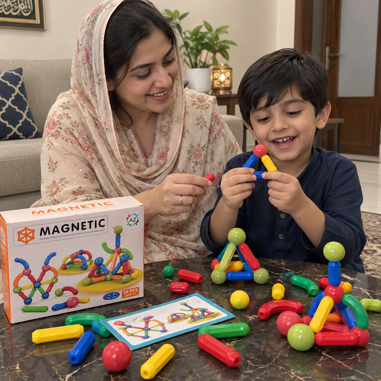 Magnetic Shapes Learning Set