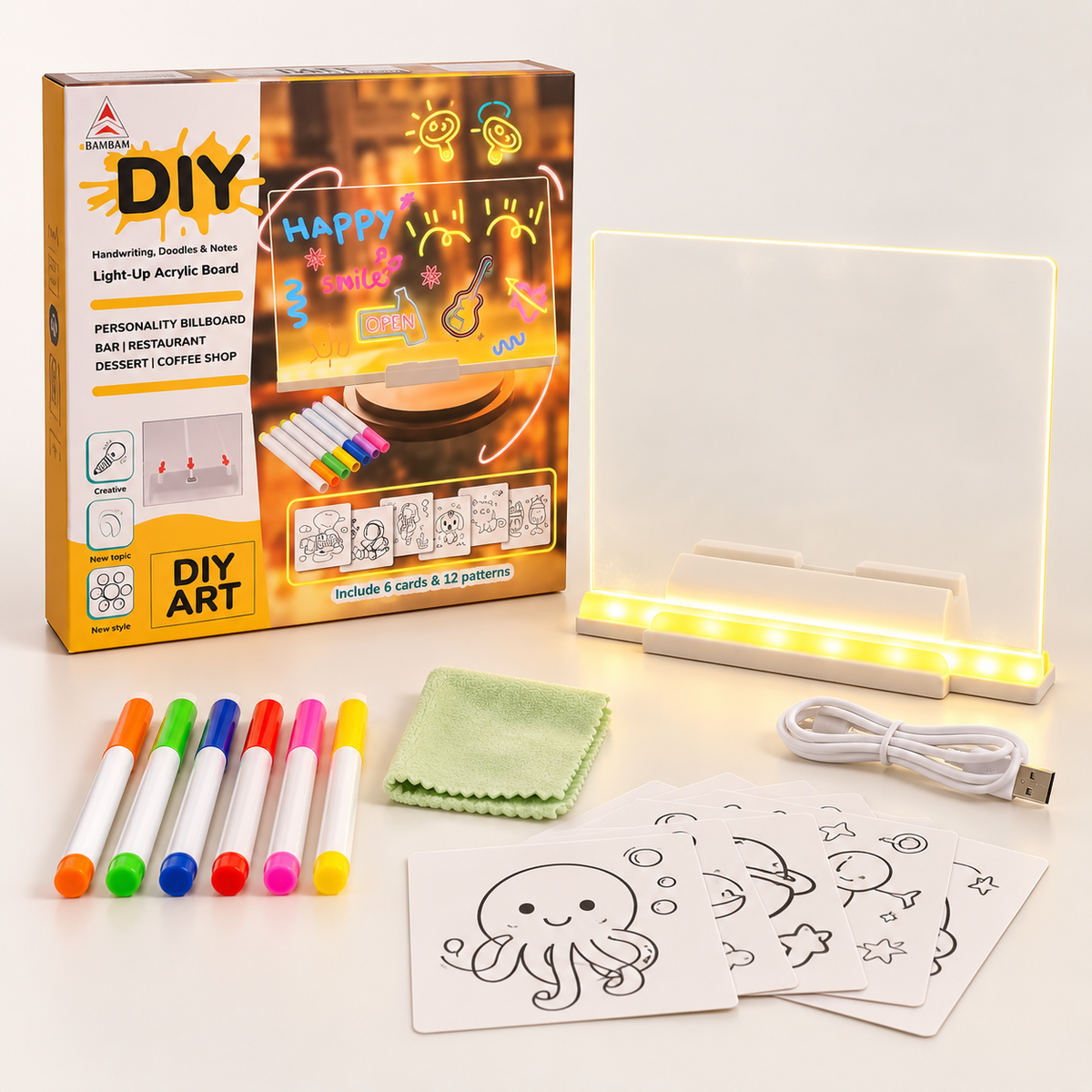 DIY Light-Up Acrylic Drawing Board