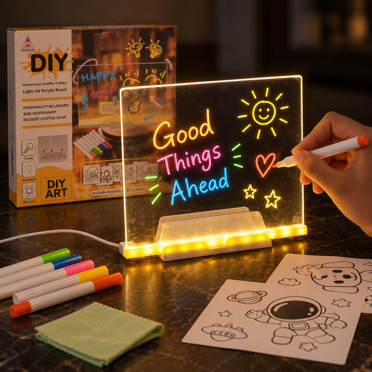 DIY Light-Up Acrylic Drawing Board