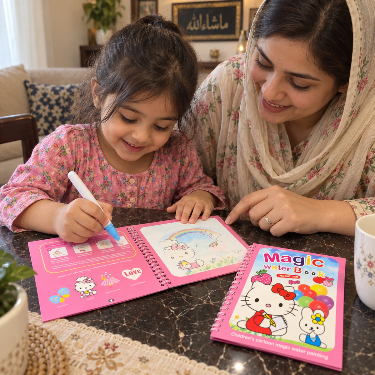 Magic Water Book – Reusable Water Colouring Book